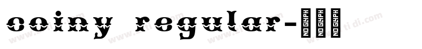 coiny regular字体转换